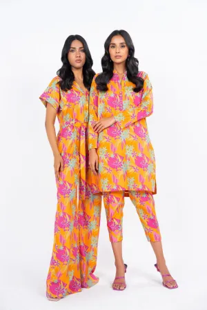 2 Pc Printed Lawn Suit With Cambric Trouser