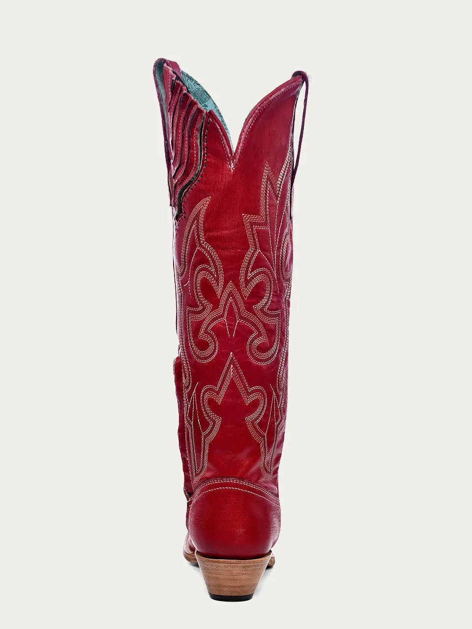 A4465 - RED EMBROIDERY TALL TOP