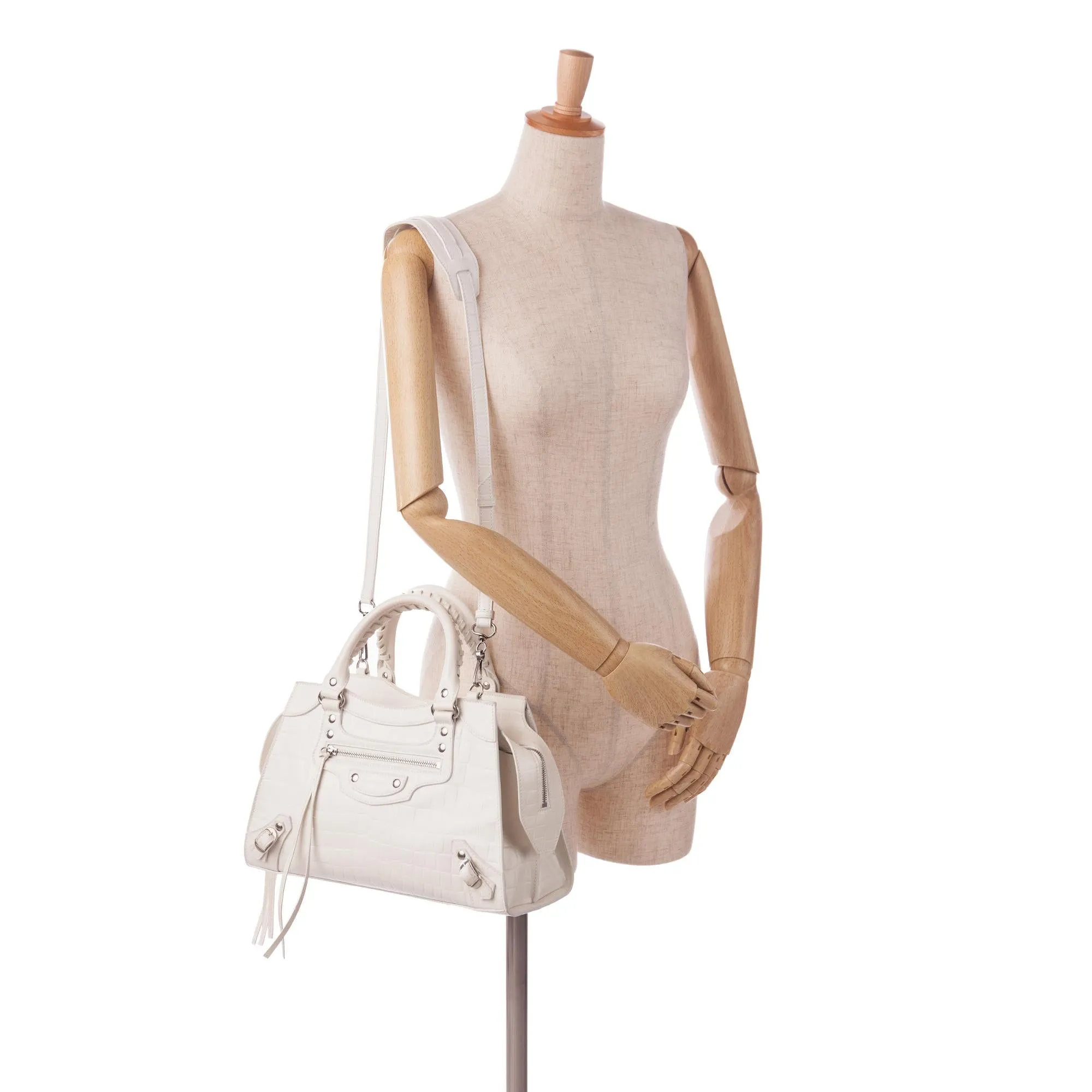 Balenciaga Embossed Neo Classic City S (SHG-bT6rdC)