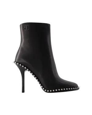 Black Leather Nova 105 Boots