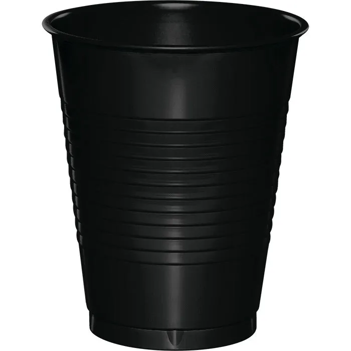 Black Velvet Color 16 Oz Plastic Cups (20/Pkg)