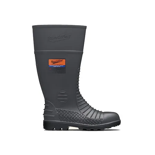 Blundstone | Grey Comfort Arch Steel Toe with Penetration Resistant Steel Midsole Gumboot | #024