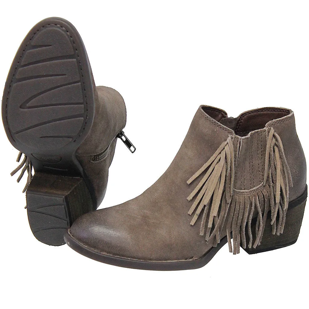 Born Vintage Taupe Fringed Ankle Boot #BL26517ZFT ()