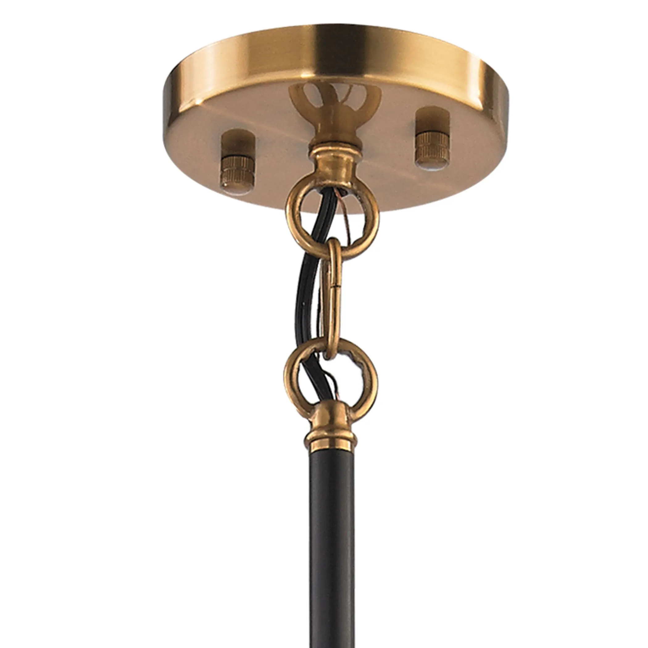 Boudreaux 28" 6 Light Chandelier in Antique Gold