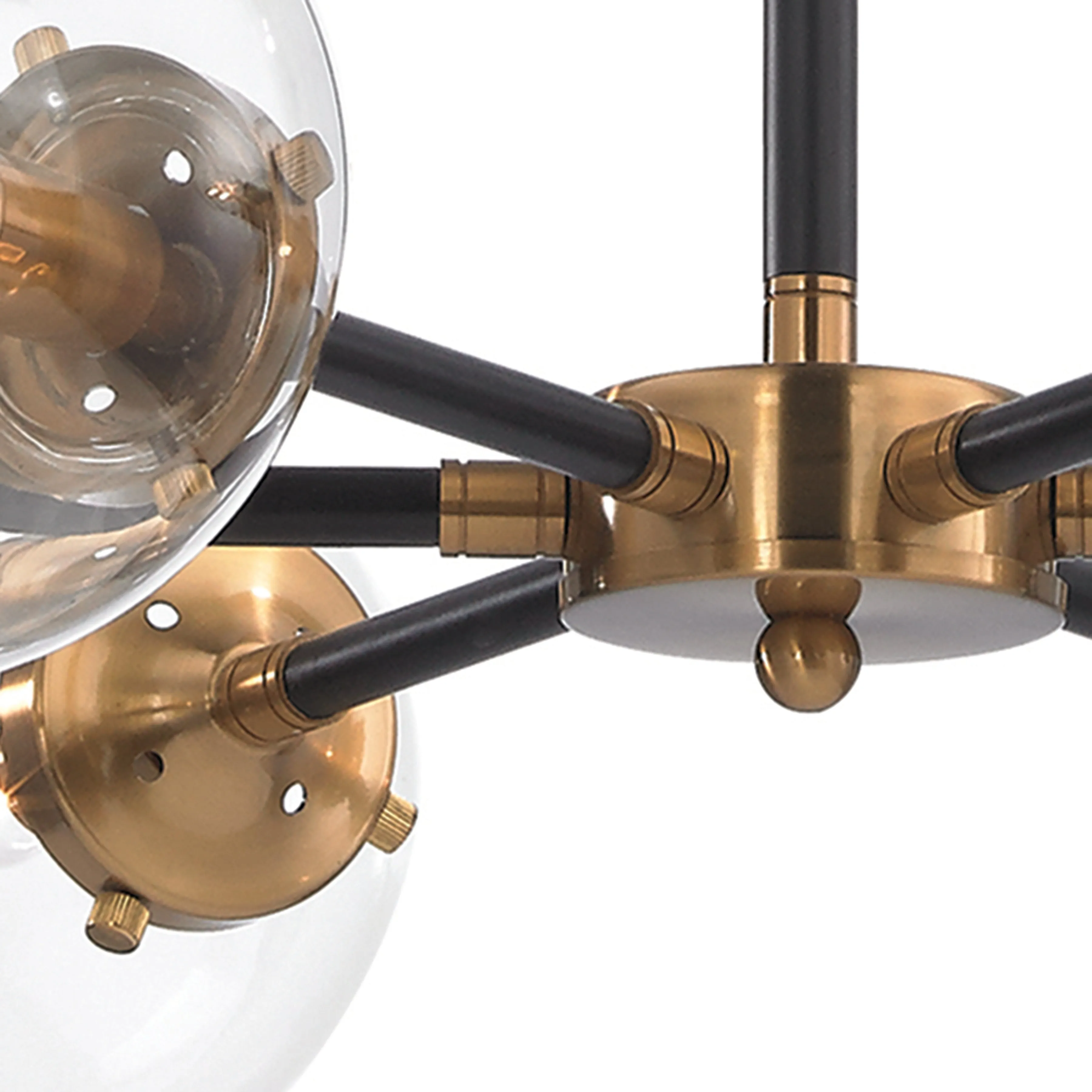 Boudreaux 28" 6 Light Chandelier in Antique Gold