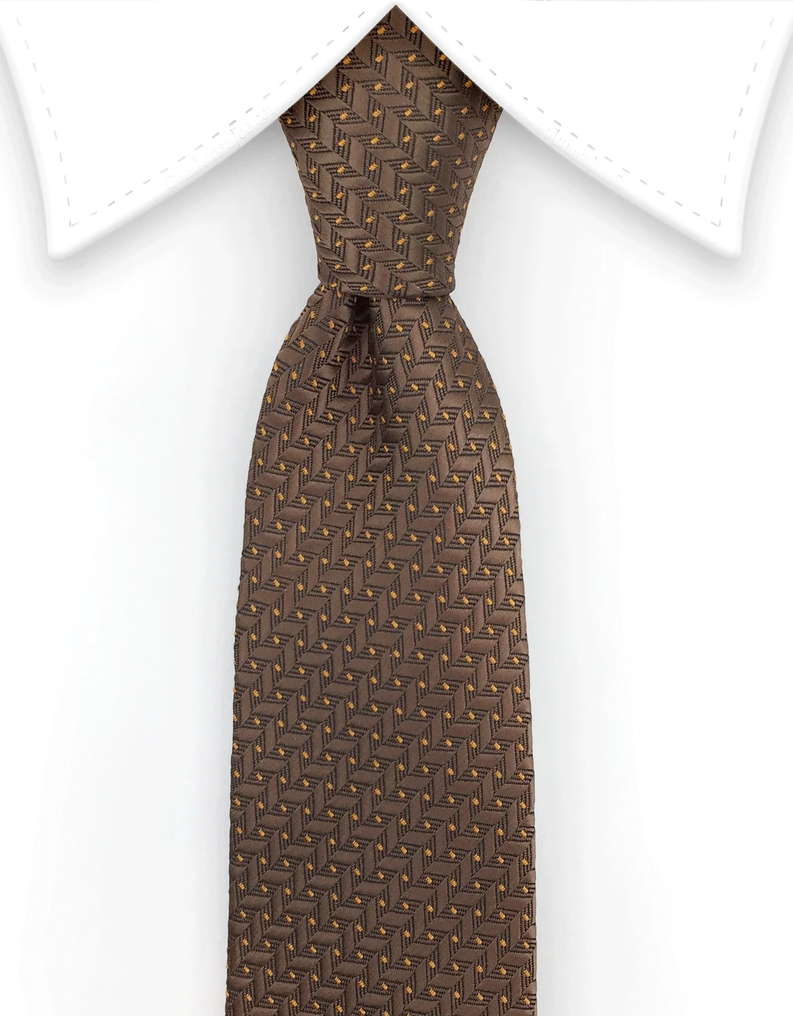 Brown Skinny Tie