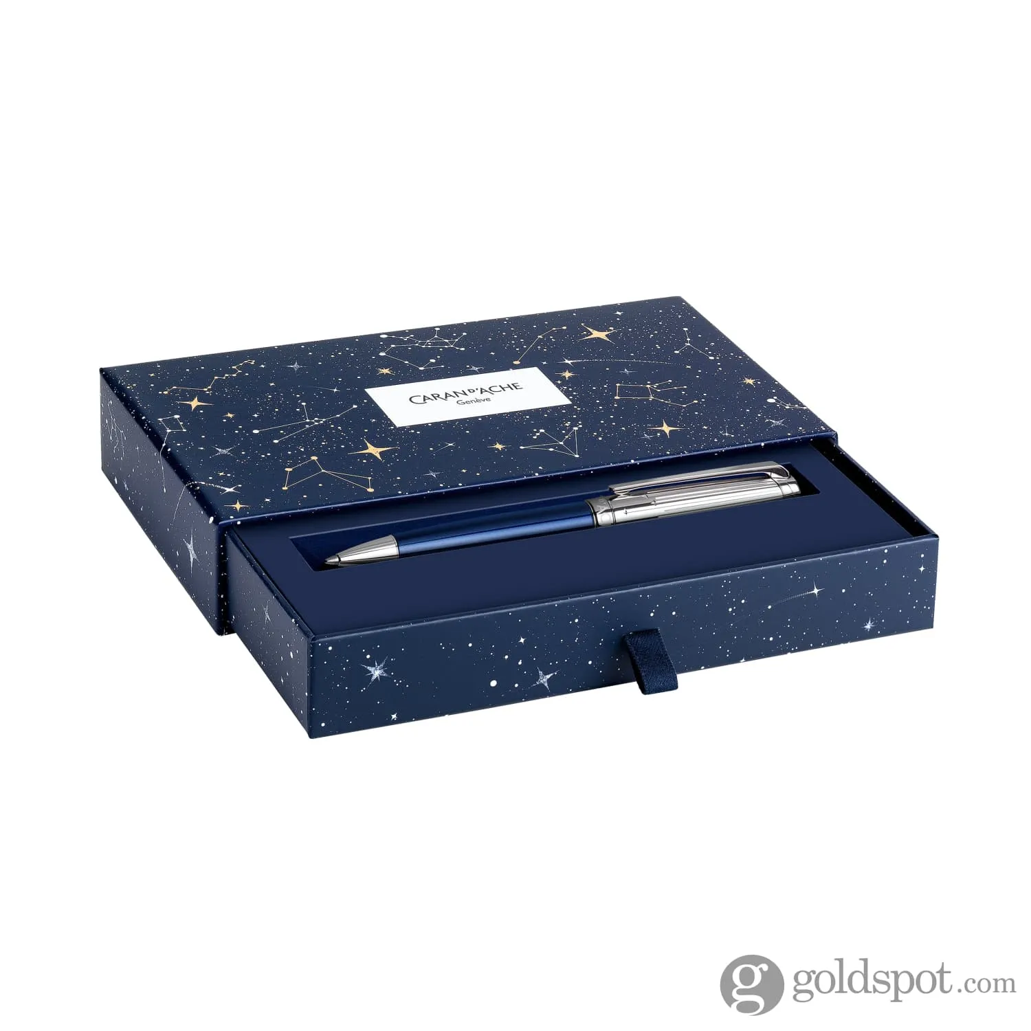 Caran d’Ache Leman Ballpoint Pen in Cosmic Blue