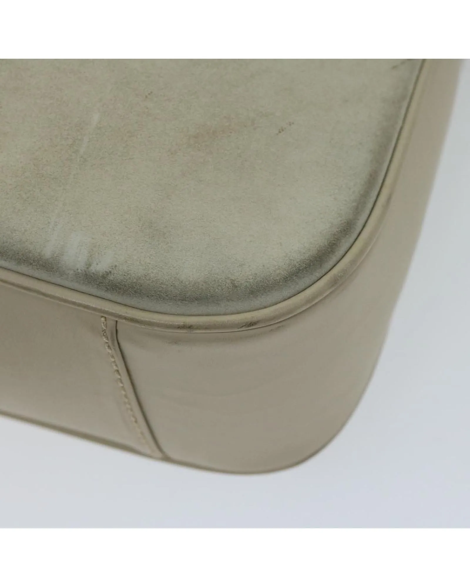 Chic Suede Shoulder Bag with Unique Bamboo Detailing