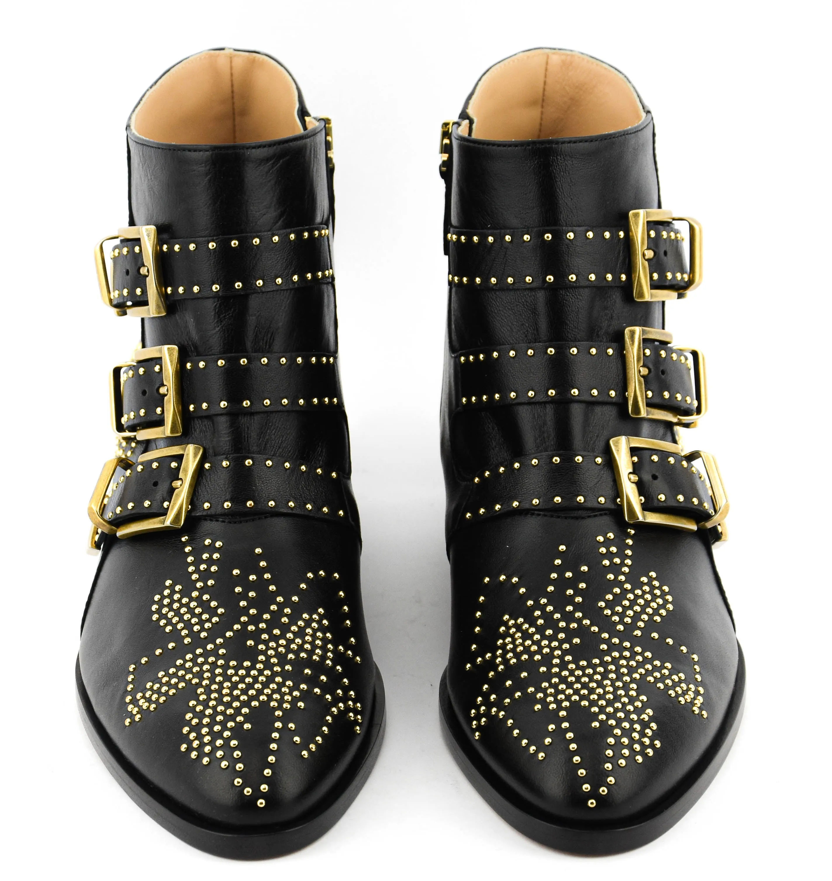 CHLOE SUSANNA BOOTS BLACK GOLD