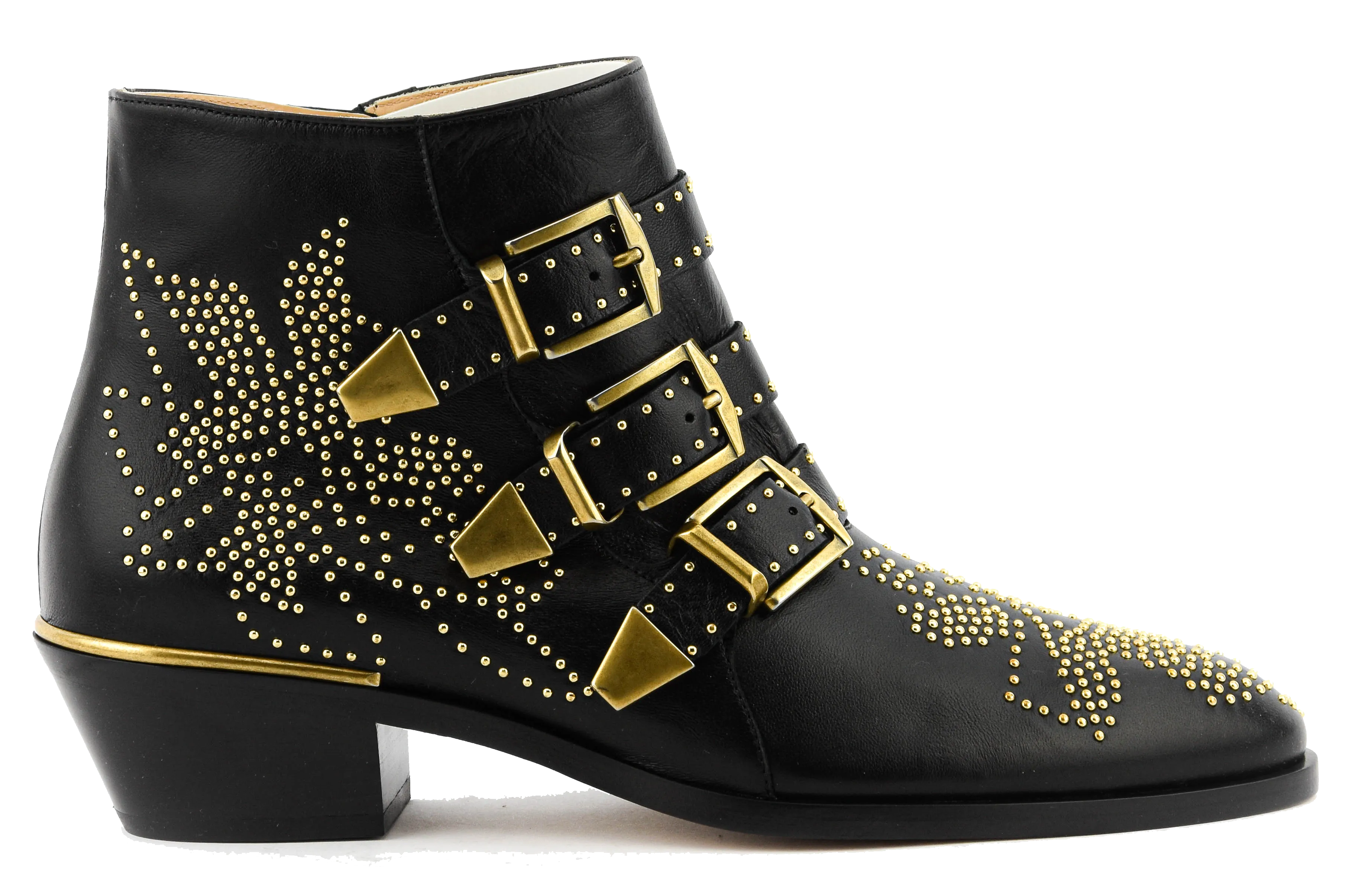 CHLOE SUSANNA BOOTS BLACK GOLD