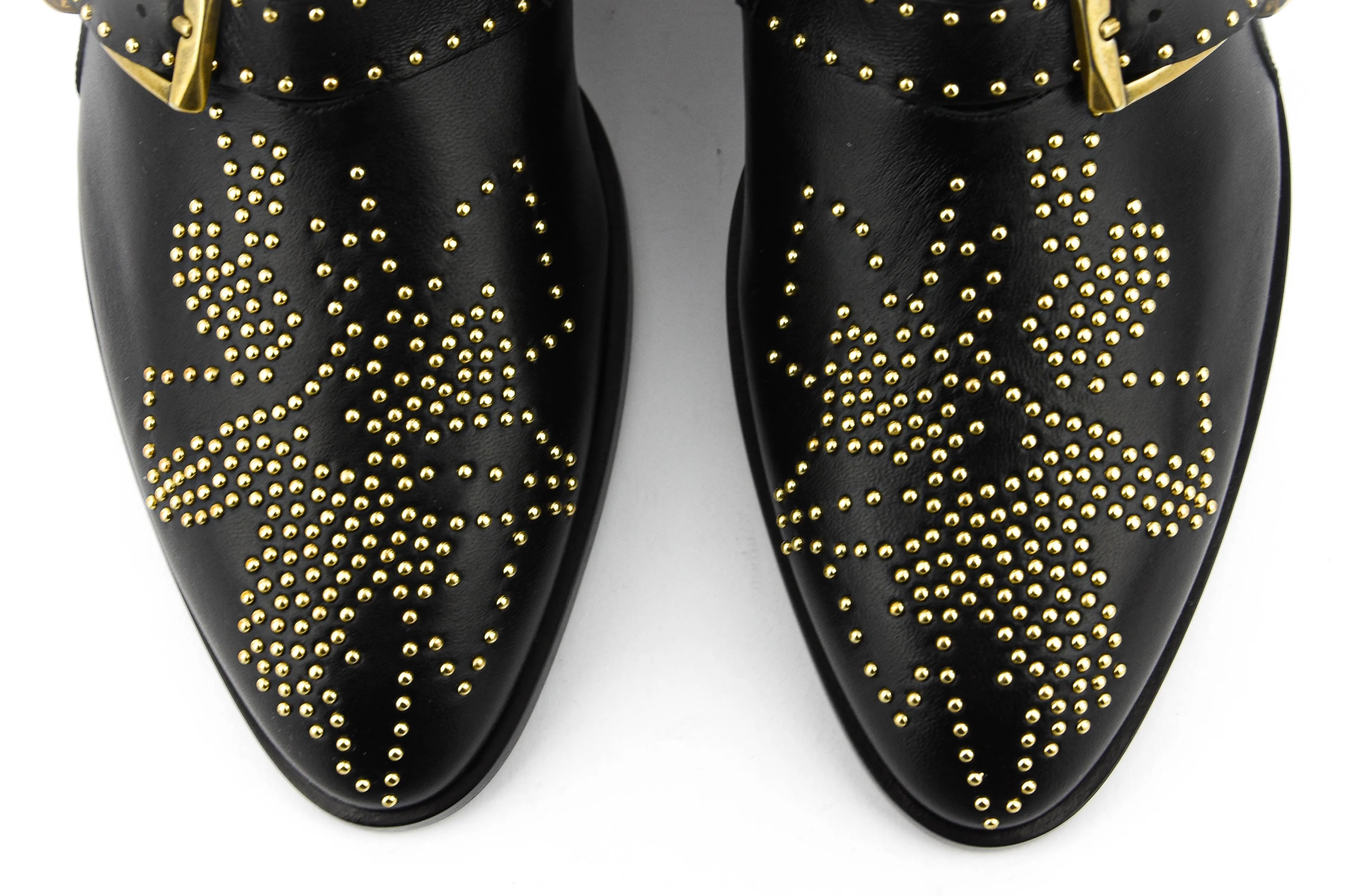 CHLOE SUSANNA BOOTS BLACK GOLD