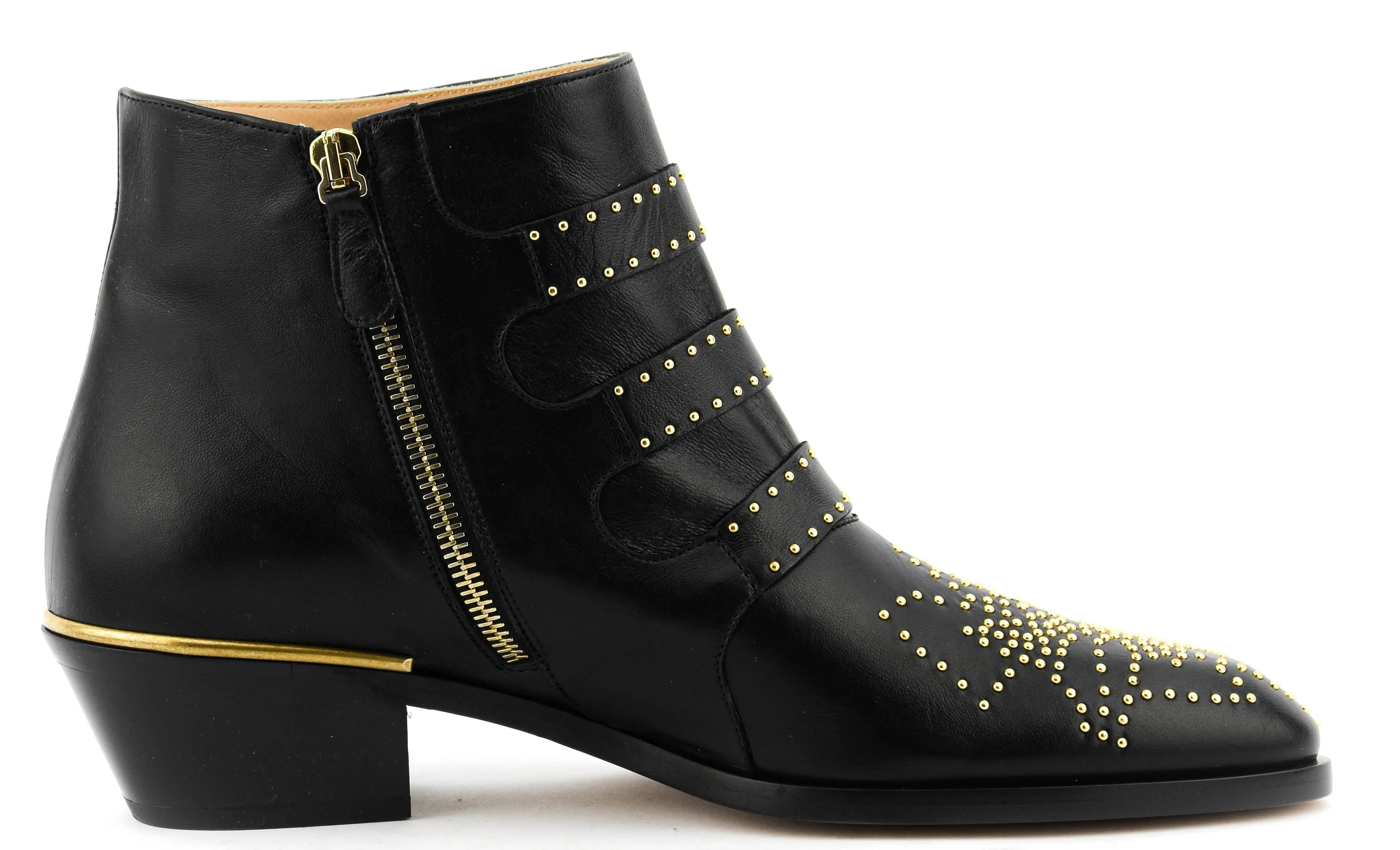 CHLOE SUSANNA BOOTS BLACK GOLD