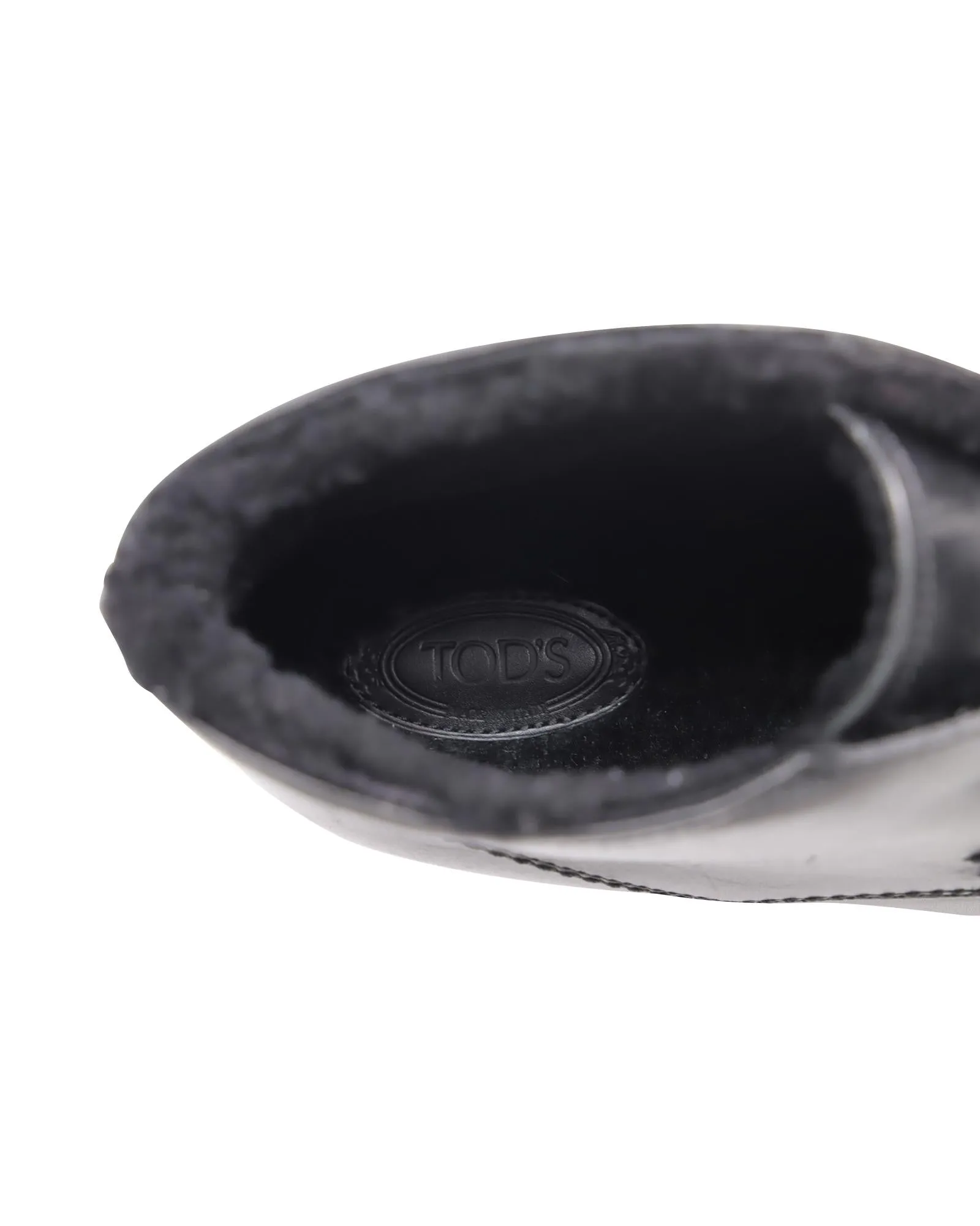 Classic Black Leather Ankle Boots with Rubber Sole