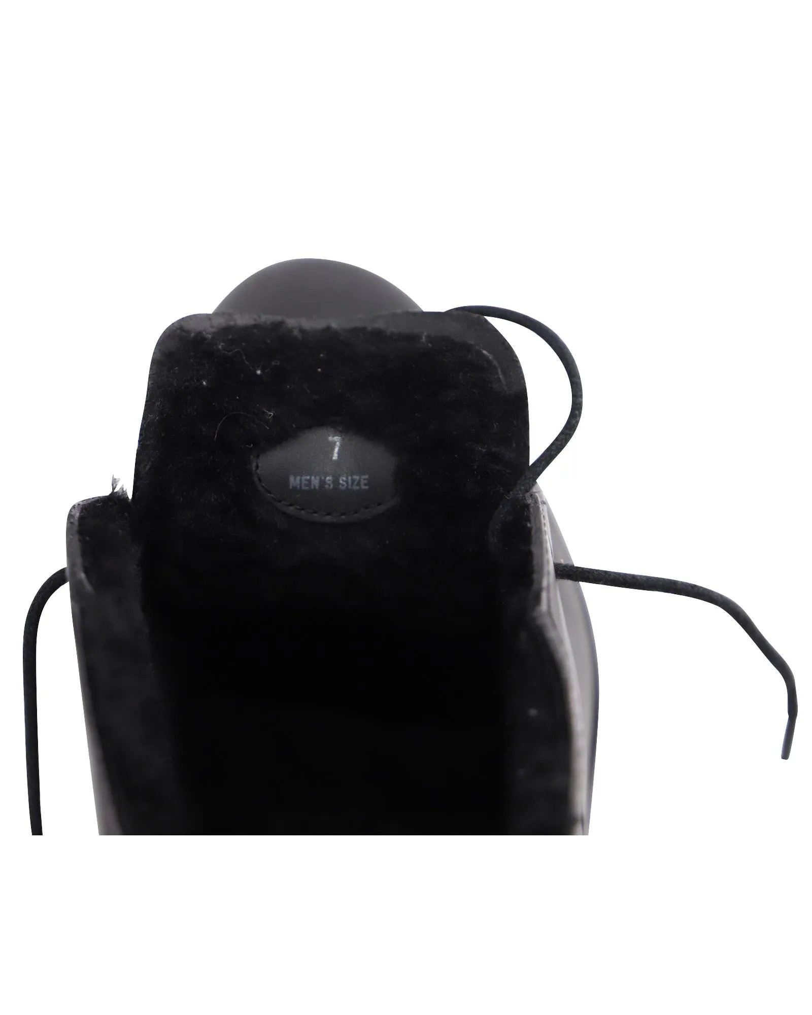 Classic Black Leather Ankle Boots with Rubber Sole
