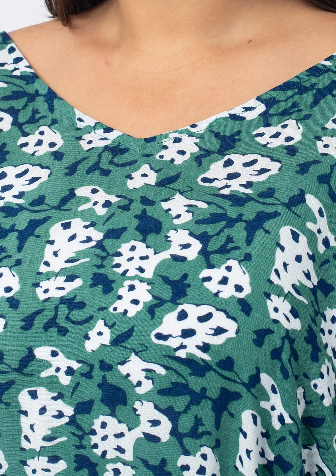Cold Shoulder Long Line Top