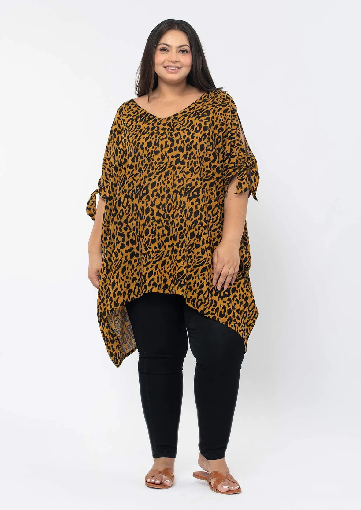 Cold Shoulder Long Line Top
