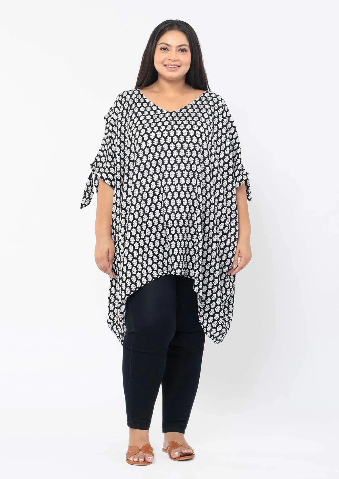 Cold Shoulder Long Line Top