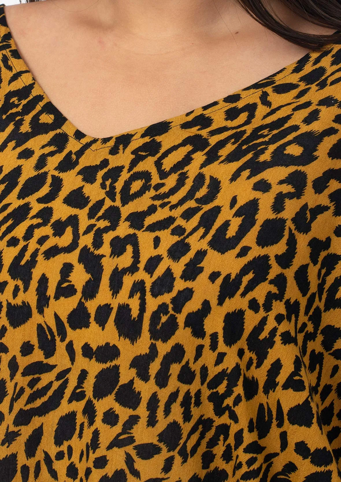 Cold Shoulder Long Line Top