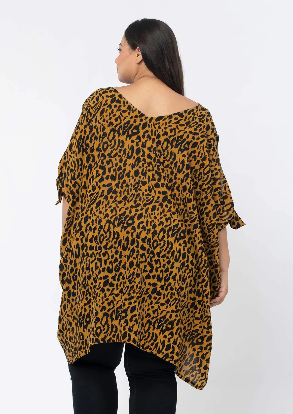 Cold Shoulder Long Line Top