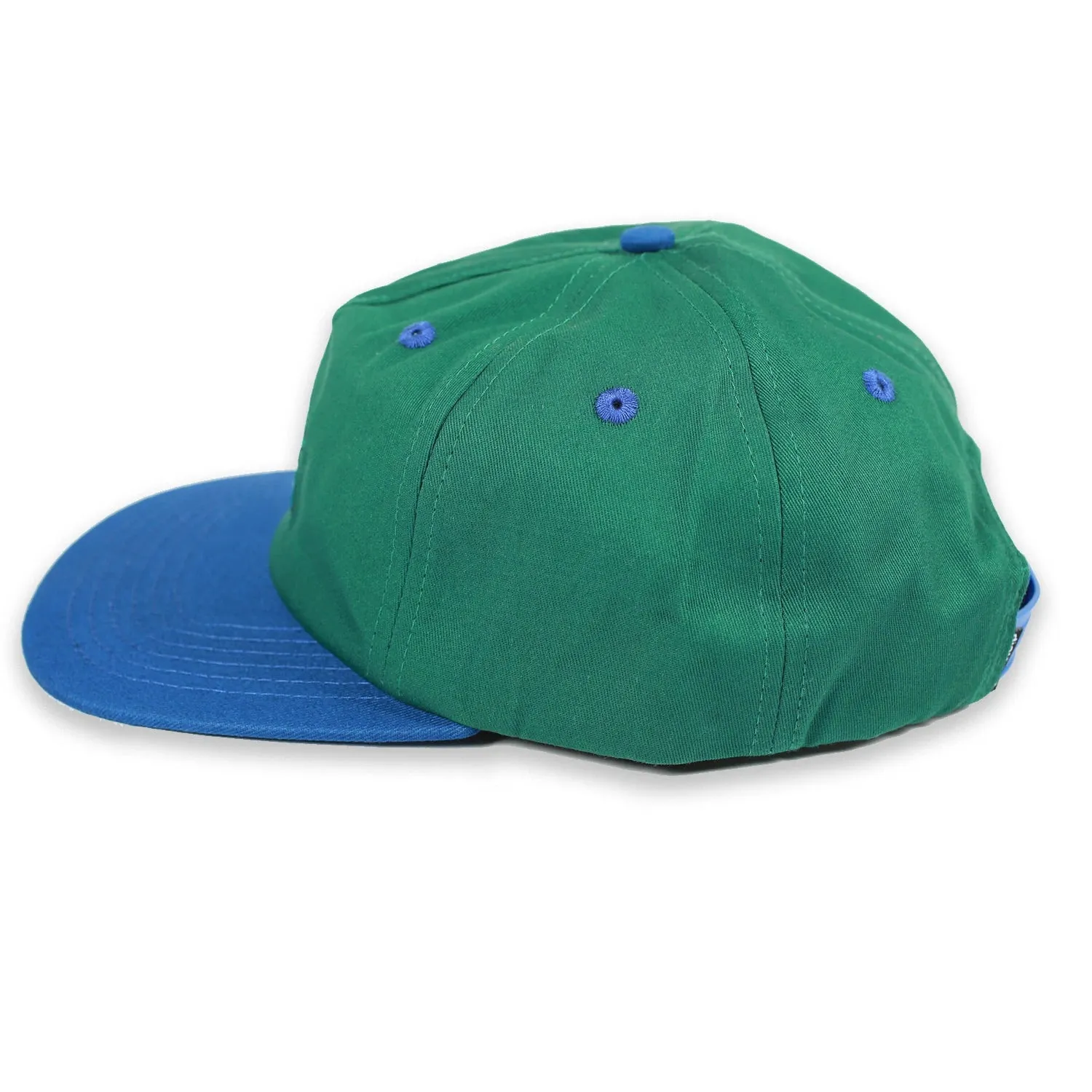 DIAL TONE WHEEL CO DIAL LOGO SNAPBACK HAT FOREST / NAVY