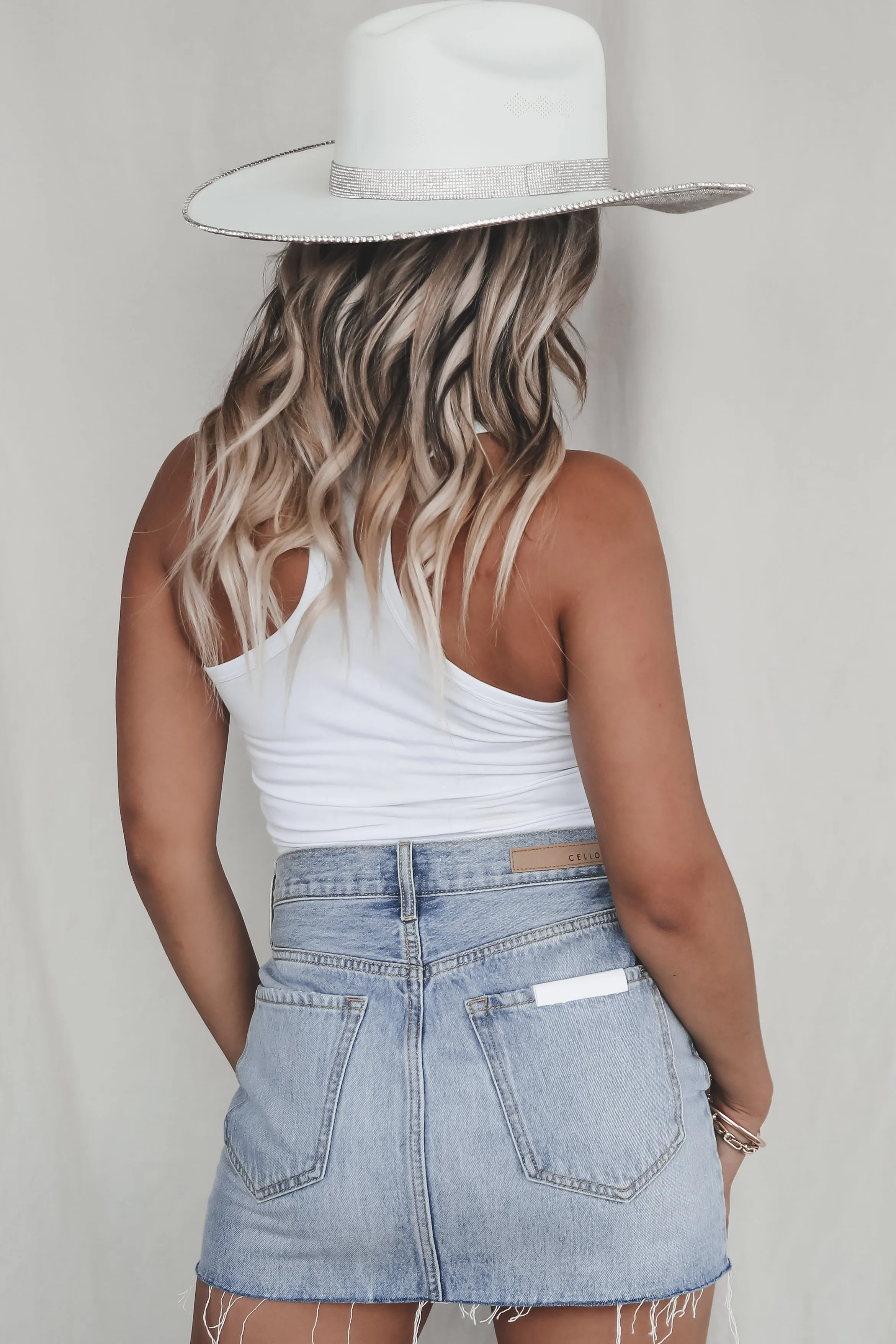 Dolly White Graphic Tank