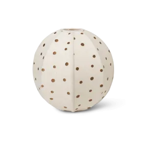 Dots Embroidered Textile Lampshade
