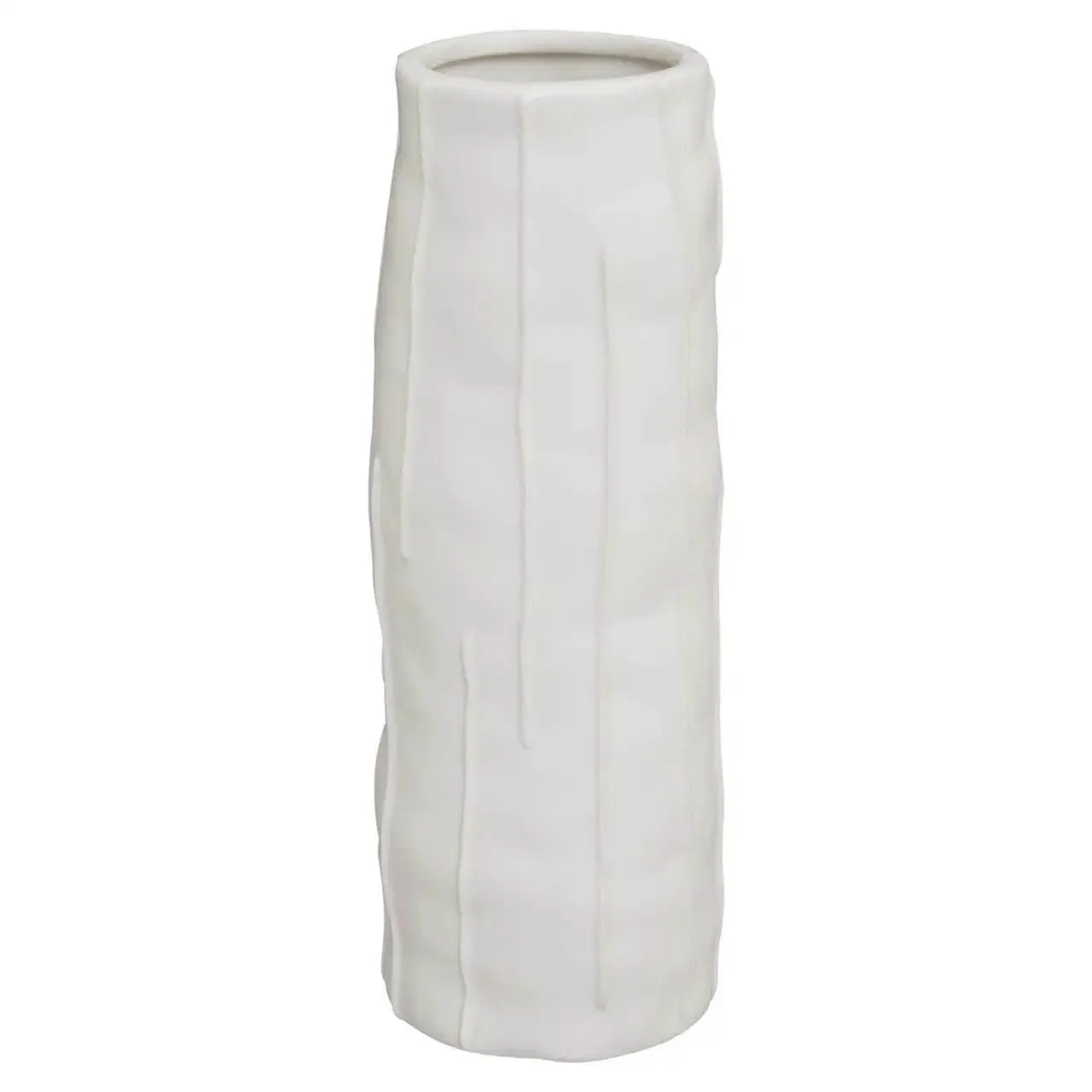 Fara White Vase - Large