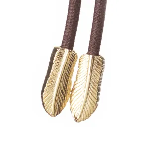 Feather Gold on brown