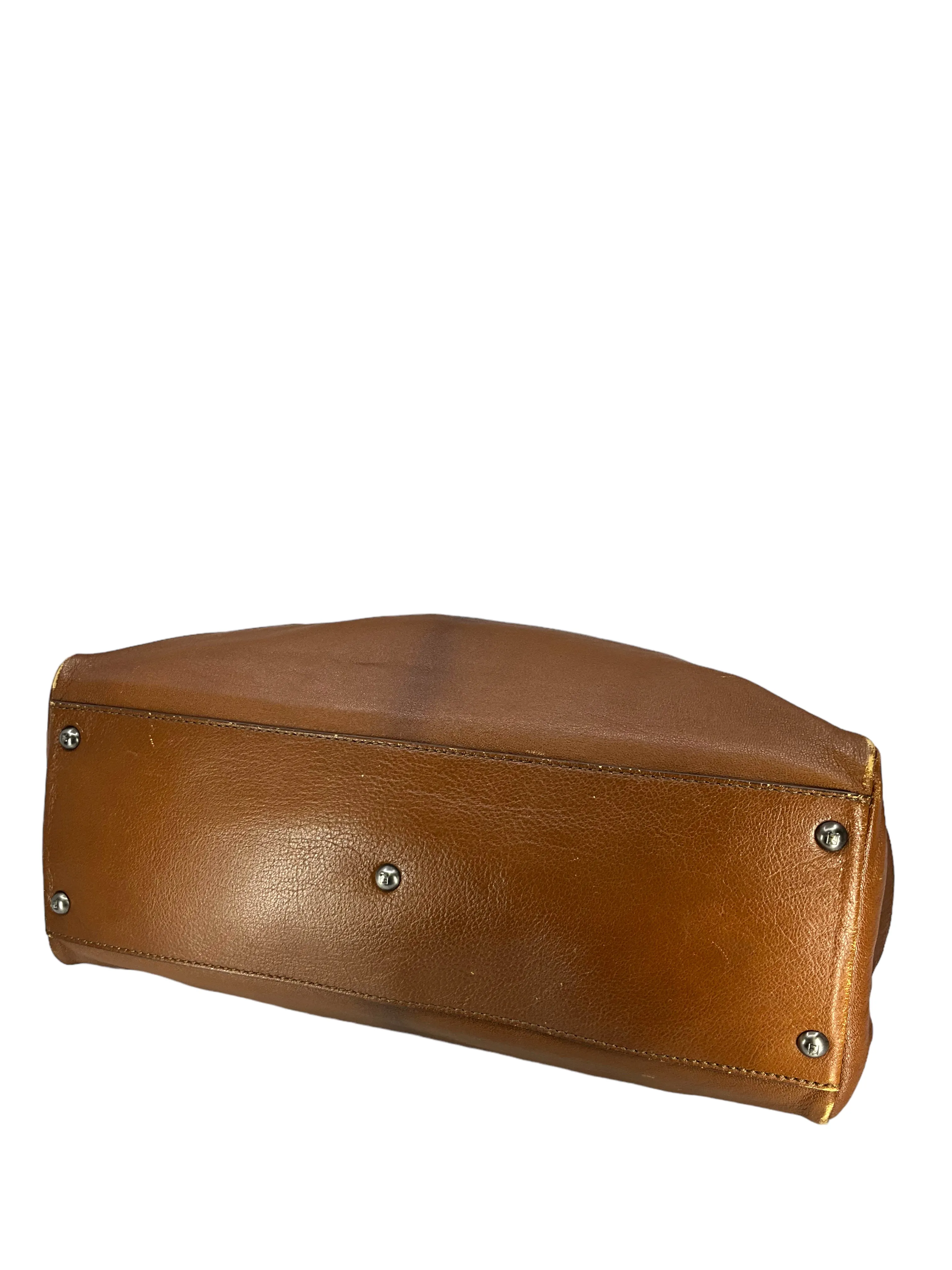 FENDI Ombre Leather Large Peekaboo Satchel Bag