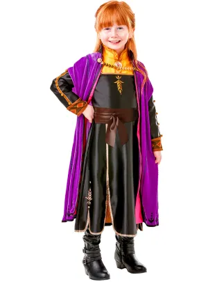 Frozen 2 Anna Girls Premium Edition Disney Costume