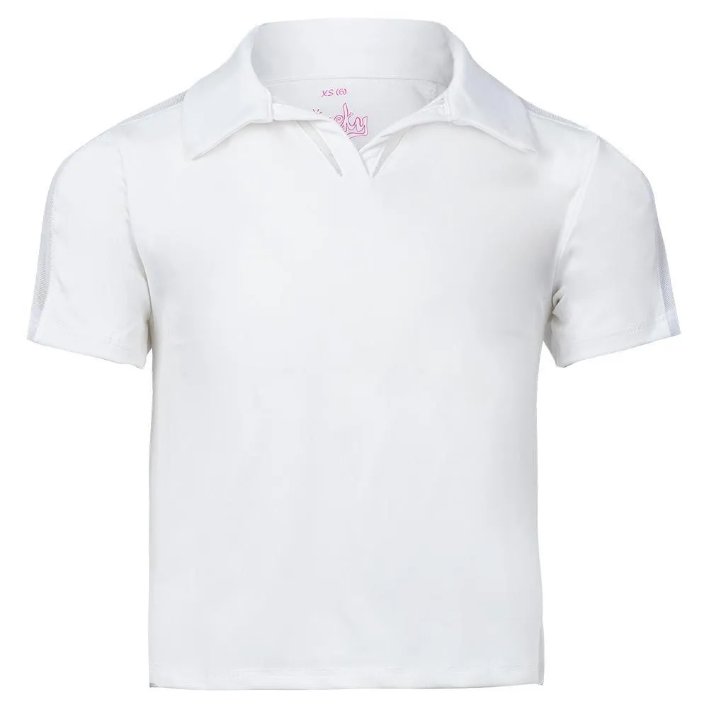 Girls` Cropped Tennis Polo