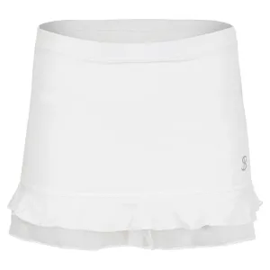 Girls' UV Colors Ruffle Tennis Skort White