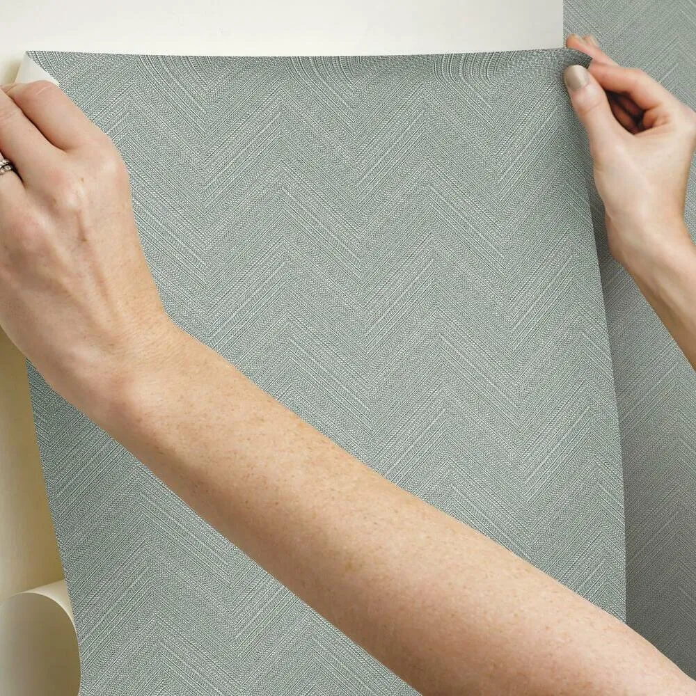 Herringbone Weave Peel and Stick Wallpaper