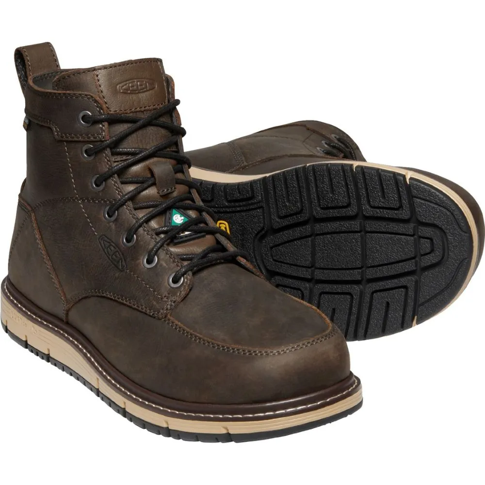Keen San Jose Men’s 6” Aluminum Toe Work Boot - Brown 1023250