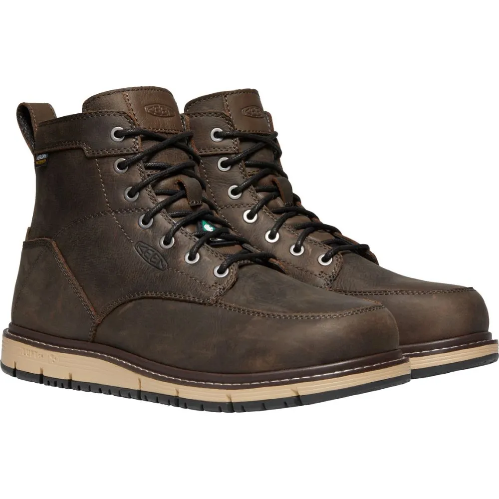 Keen San Jose Men’s 6” Aluminum Toe Work Boot - Brown 1023250