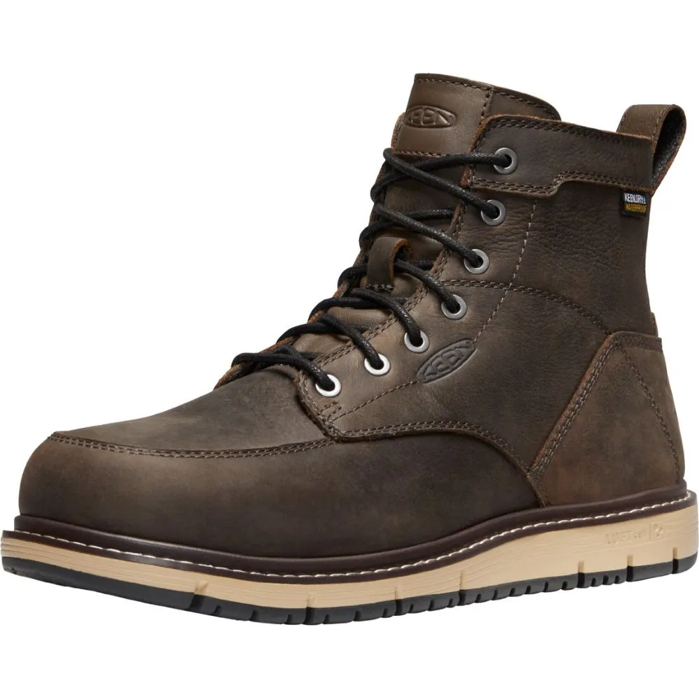 Keen San Jose Men’s 6” Aluminum Toe Work Boot - Brown 1023250