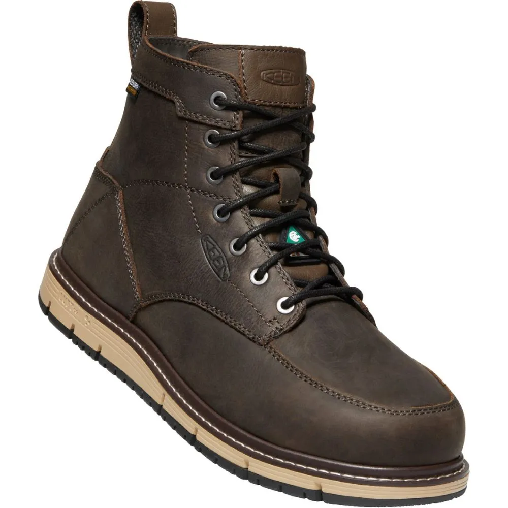 Keen San Jose Men’s 6” Aluminum Toe Work Boot - Brown 1023250
