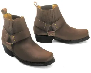 Kochmann City Biker Motorcycle Boots, brown