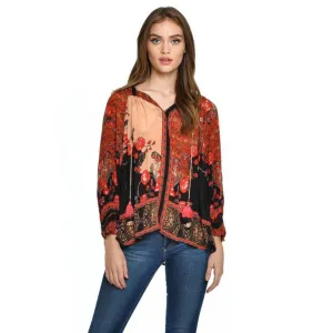 Laverne Crimson Top
