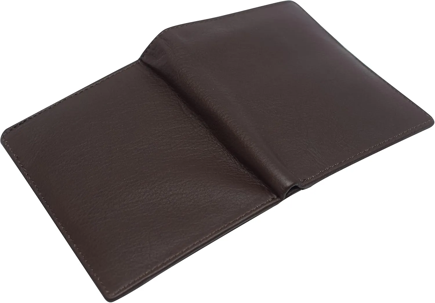 MARSHAL RFID Blocking Bifold Hipster Credit Card Wallet Premium Lambskin Leather (CN Brown)