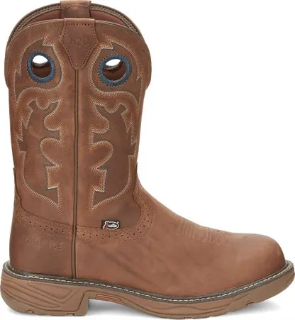 Men's Justin Barley Cowhide  Work Boots