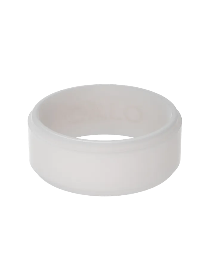 Men's Polished Step Edge Silicone Ring
