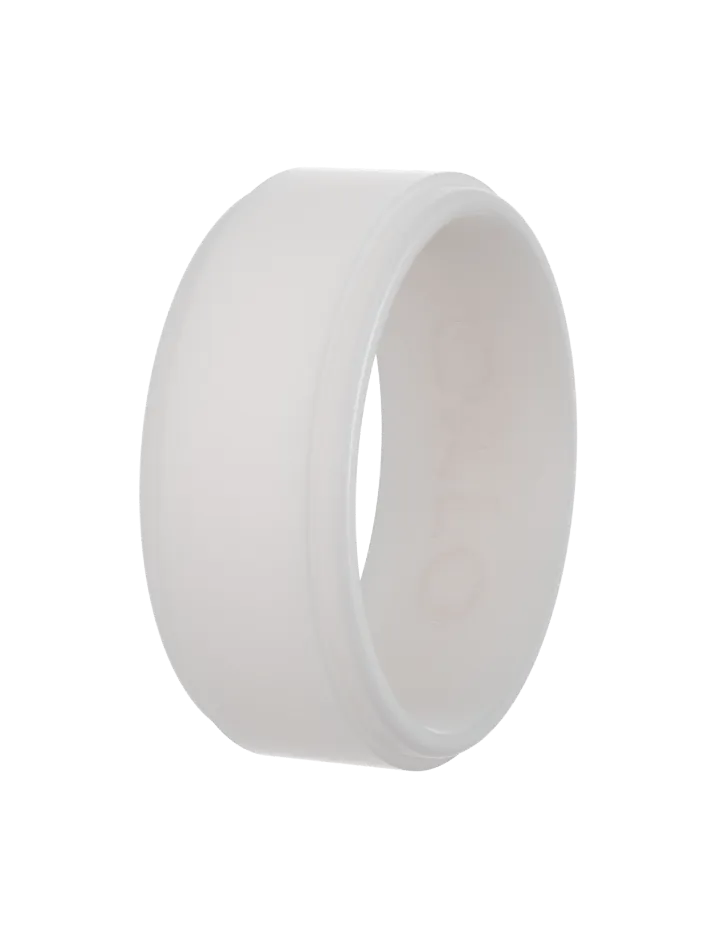 Men's Polished Step Edge Silicone Ring