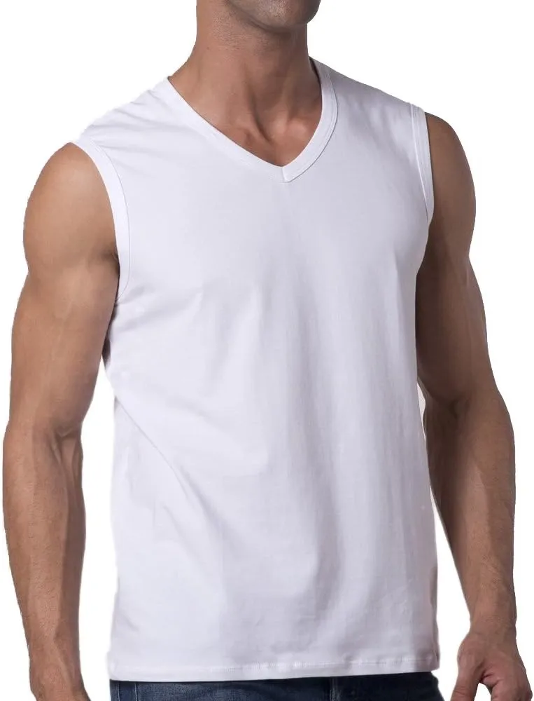 Men's Sleeveless V-Neck T-Shirt