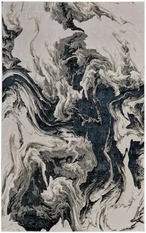Micah 69439LPF Ivory/Black Rug