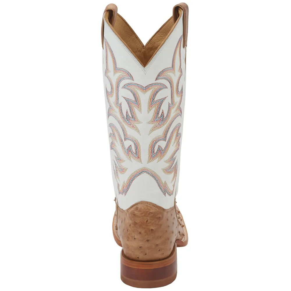Pascoe Ostrich Square Toe Cowboy Boots