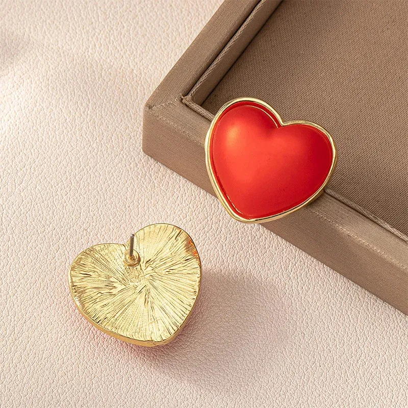 Pre Order:  3D Red Love Earrings