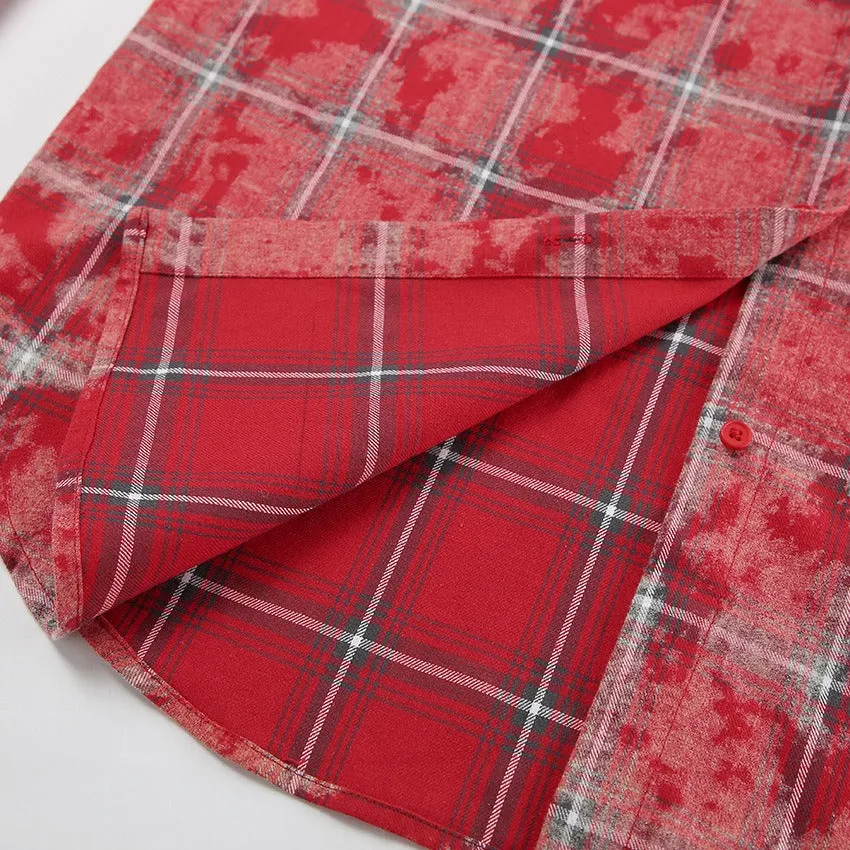Pre Order:  Classic Cotton Red Plaid Shirt