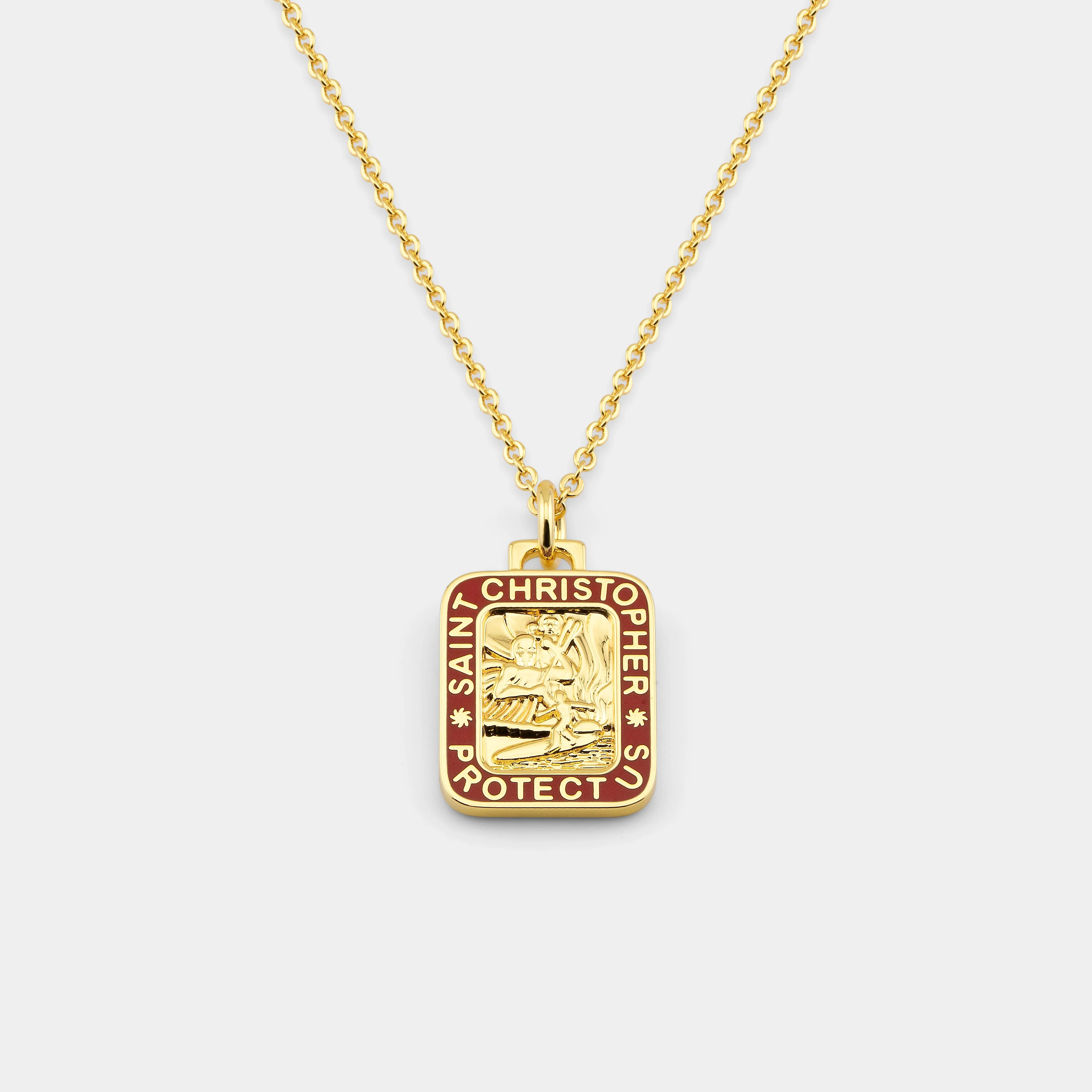 Rectangle - Gold / Red