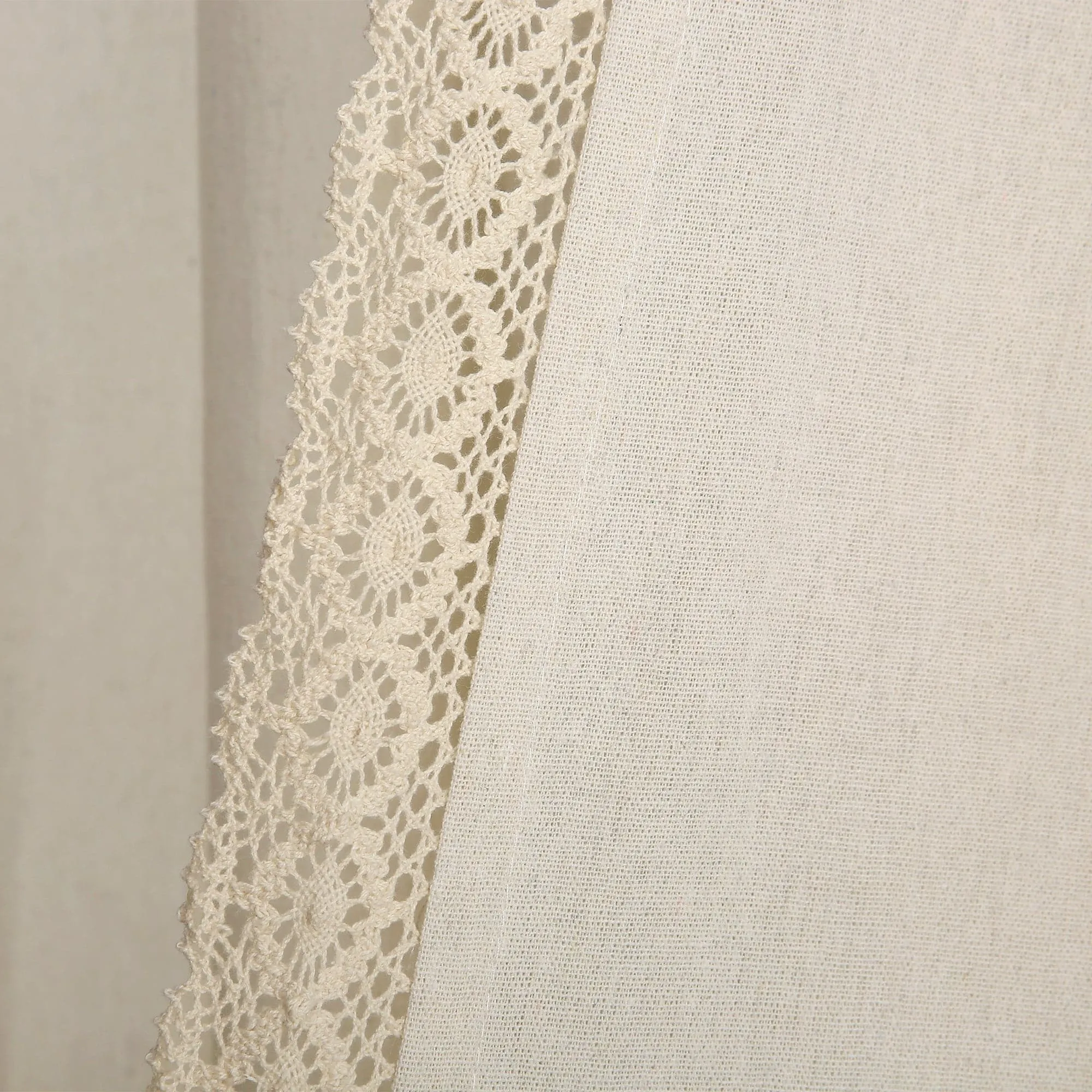 Rosalie Faux Linen Window Panel Set
